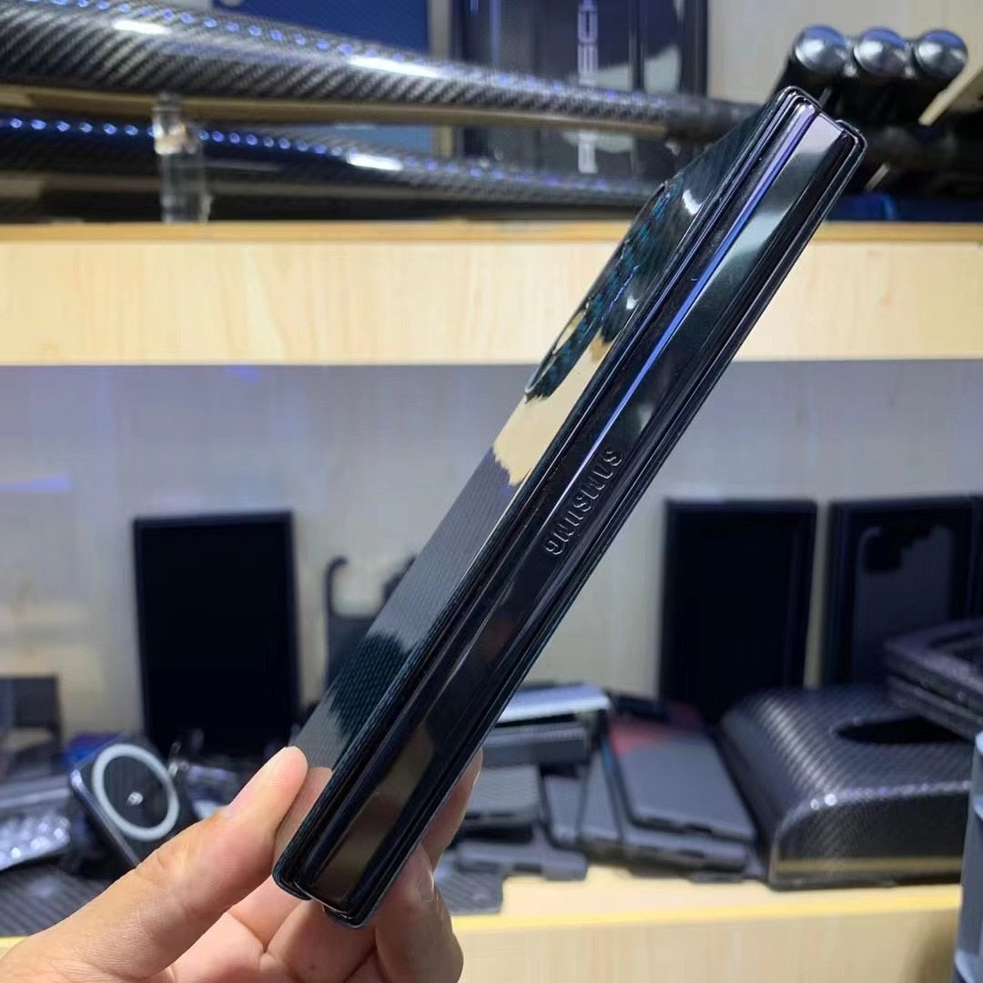 YTF-Carbon Fiber Case For Samsung Galaxy Z Fold - Premium Mobile Phone Cases from Dressmycell.com - Just $44.00! Shop now at Dressmycell.com YTF-Carbon Fiber Case For Samsung Galaxy Z Fold - Premium Mobile Phone Cases from Dressmycell.com - Just $44.00! Shop now at Dressmycell.com